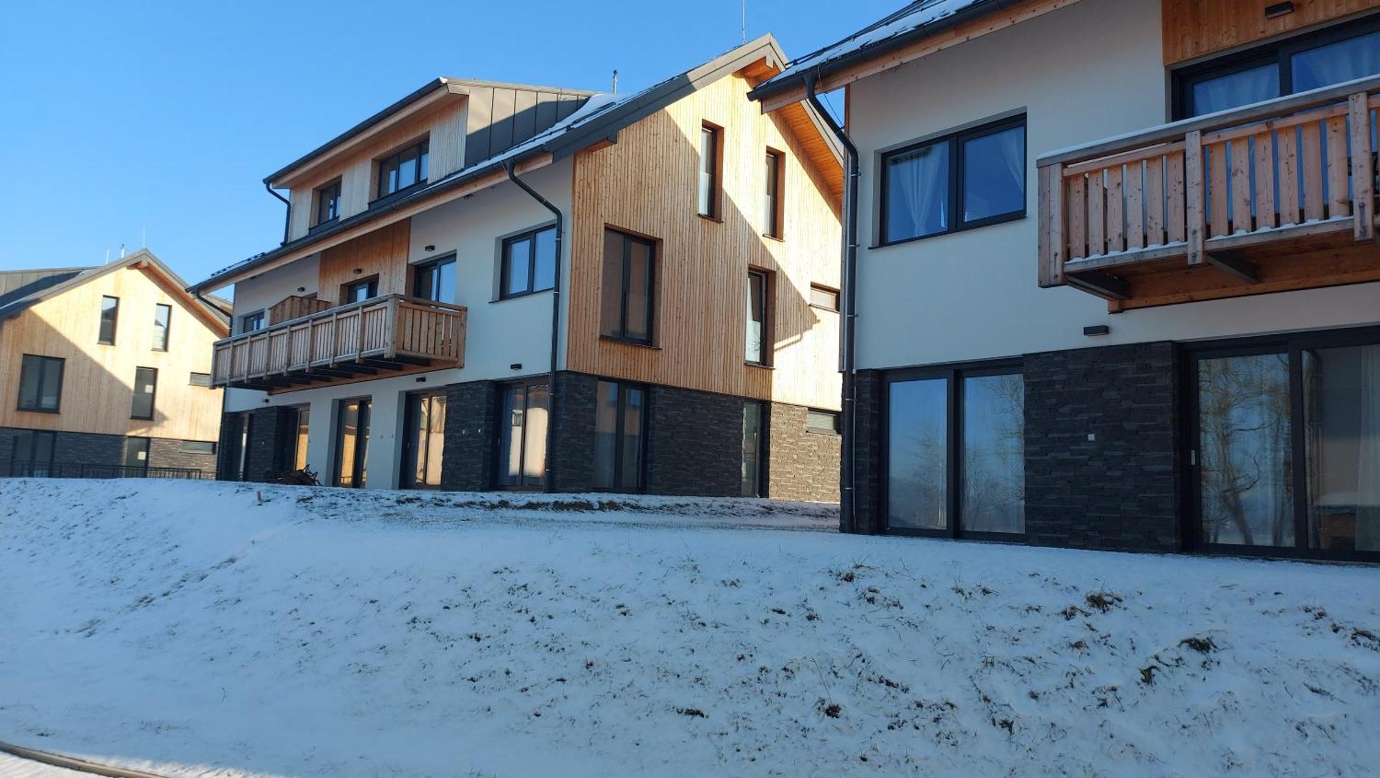 Lipno Apartments Bergmax, Ski Areal Lipno 16Min Dojezd - Resort Male Lipno S Terasou A Zahradkou, Parking Free Černá v Pošumaví Buitenkant foto