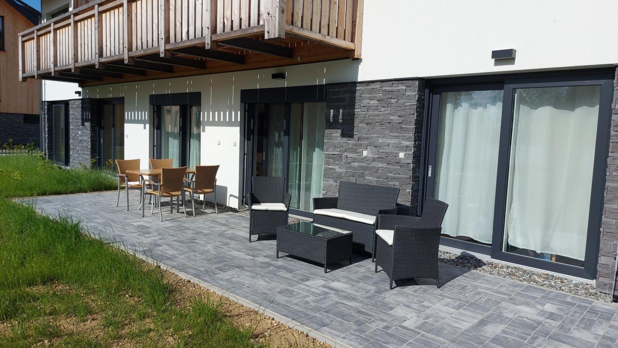 Lipno Apartments Bergmax, Ski Areal Lipno 16Min Dojezd - Resort Male Lipno S Terasou A Zahradkou, Parking Free Černá v Pošumaví Buitenkant foto