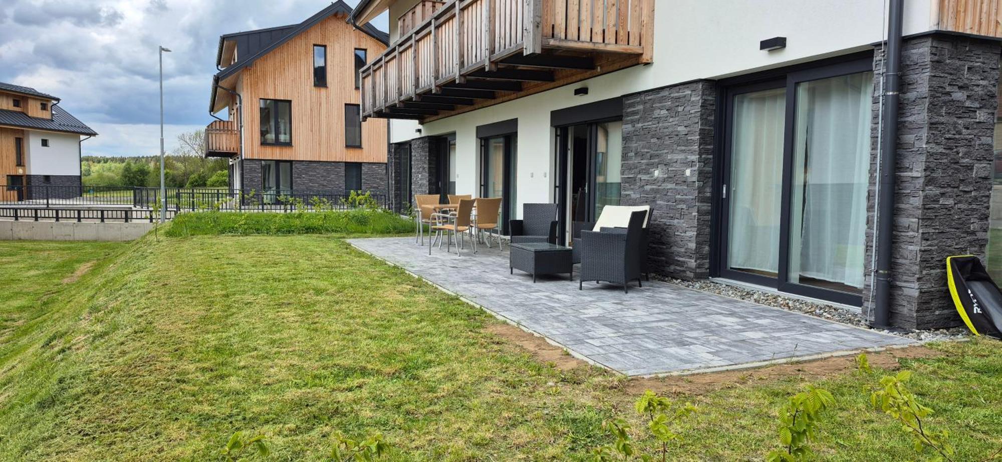 Lipno Apartments Bergmax, Ski Areal Lipno 16Min Dojezd - Resort Male Lipno S Terasou A Zahradkou, Parking Free Černá v Pošumaví Buitenkant foto